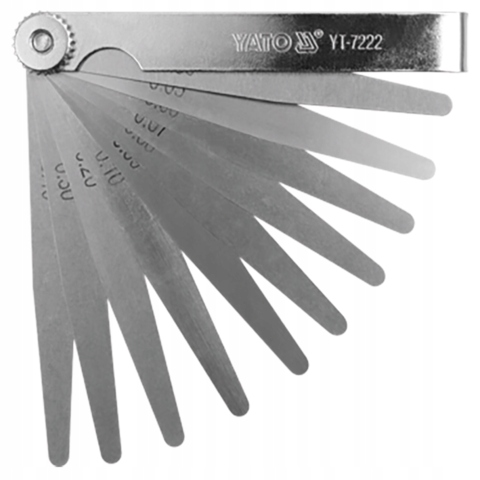 Yato Szczelinomierz 17 listkowy 100mm 0,02-1mm (YT-7220) - obrazek 3