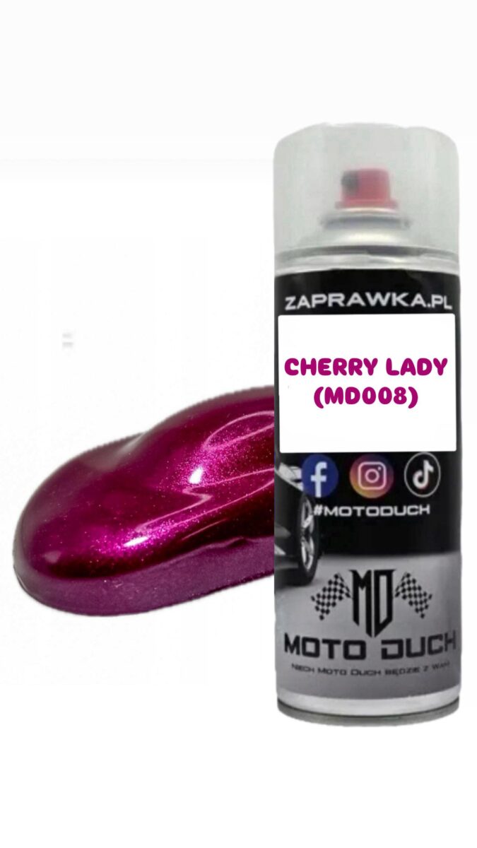 MD008 POLIURETAN SELEMIX 7-512 SPRAY CHERRY LADY FELGI ZACISKI