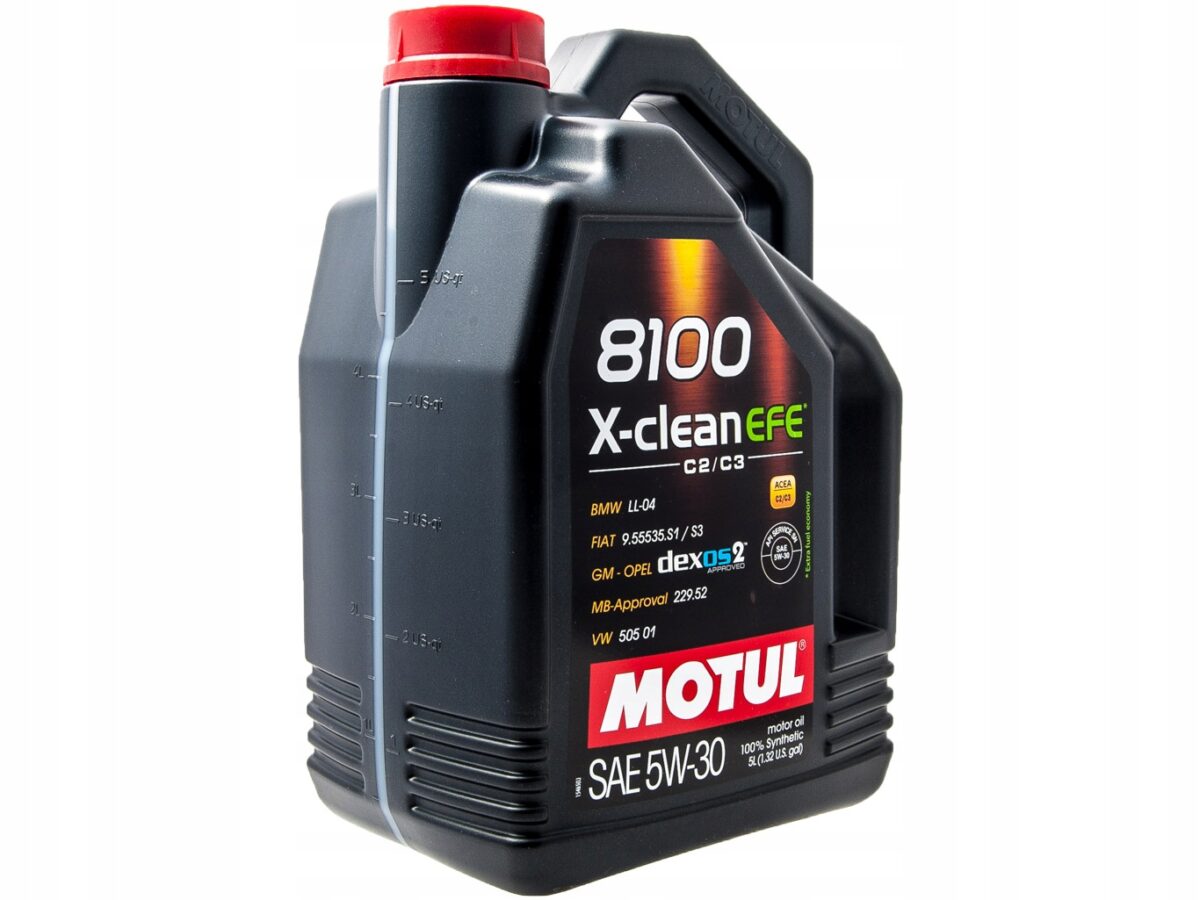 Olej silnikowy Motul 8100 X-Clean EFE 5 l 5W-30 - obrazek 2