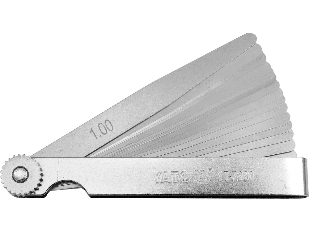 Yato Szczelinomierz 17 listkowy 100mm 0,02-1mm (YT-7220) - obrazek 2