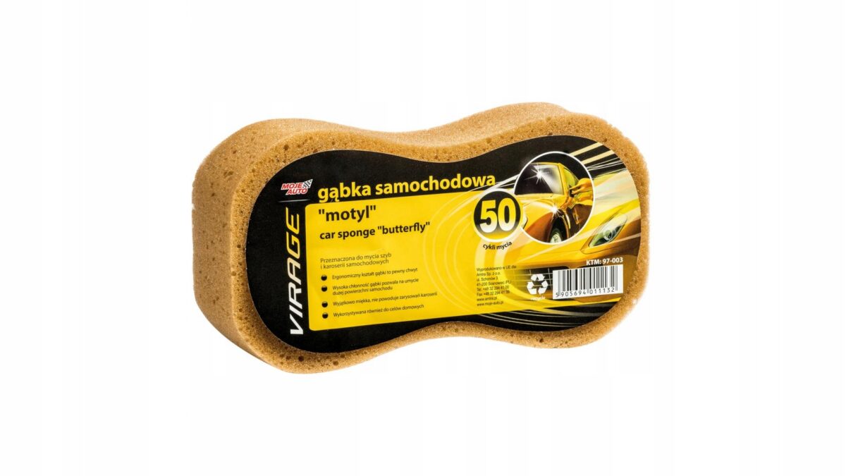 VIRAGE Gąbka Samochodowa Motyl