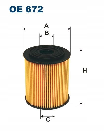 Filtron OE 672 Filtr oleju - obrazek 3