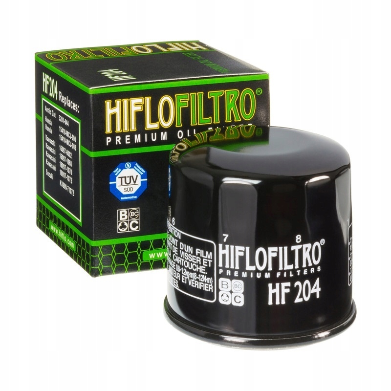 Filtr oleju HF204 Honda Kawasaki Triumph Yamaha