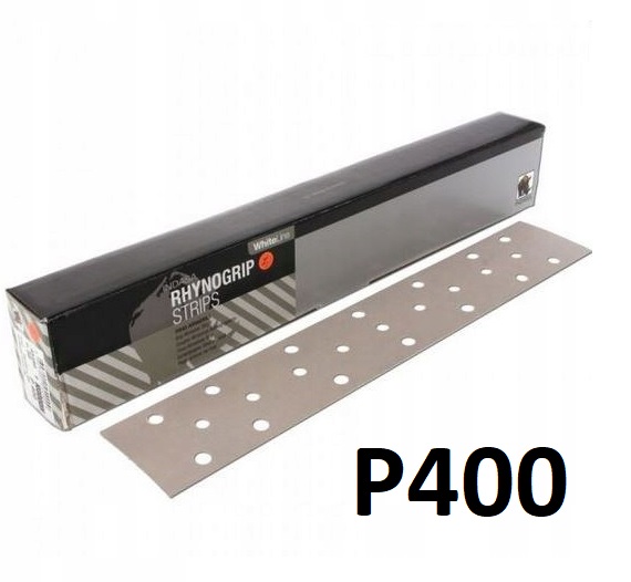 INDASA P400 PAPIER ŚCIERNY RZEP PASEK 70mm x 420mm 23H HEBEL 1 SZT