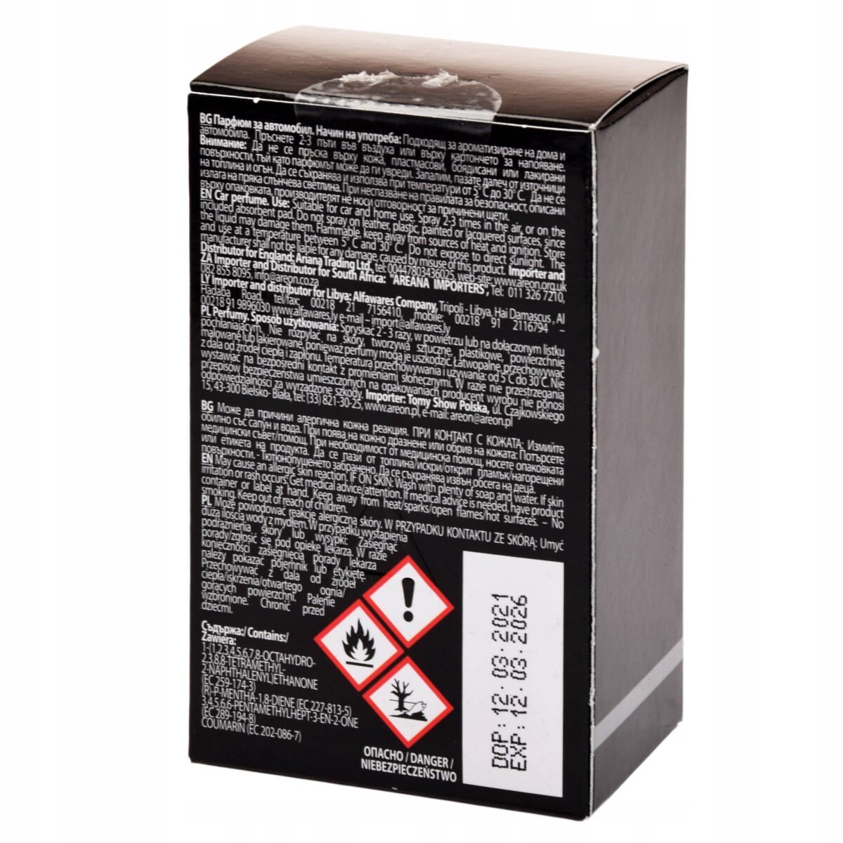 Car Perfume Glass perfumy do samochodu Silver 50ml - obrazek 4