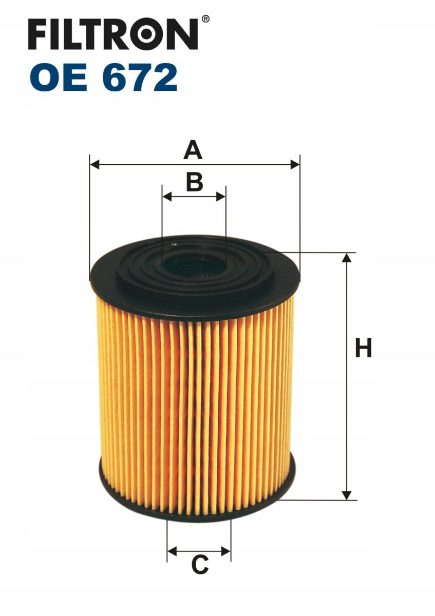 Filtron OE 672 Filtr oleju - obrazek 2